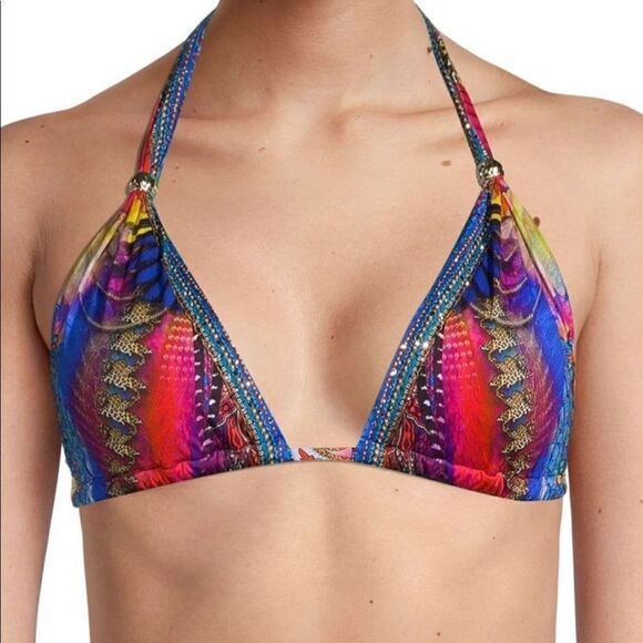 NWT CAMILLA Franks Crystal Beads Bikini Ball Psychedelica 2-Piece Swarov… - Picture 11 of 12